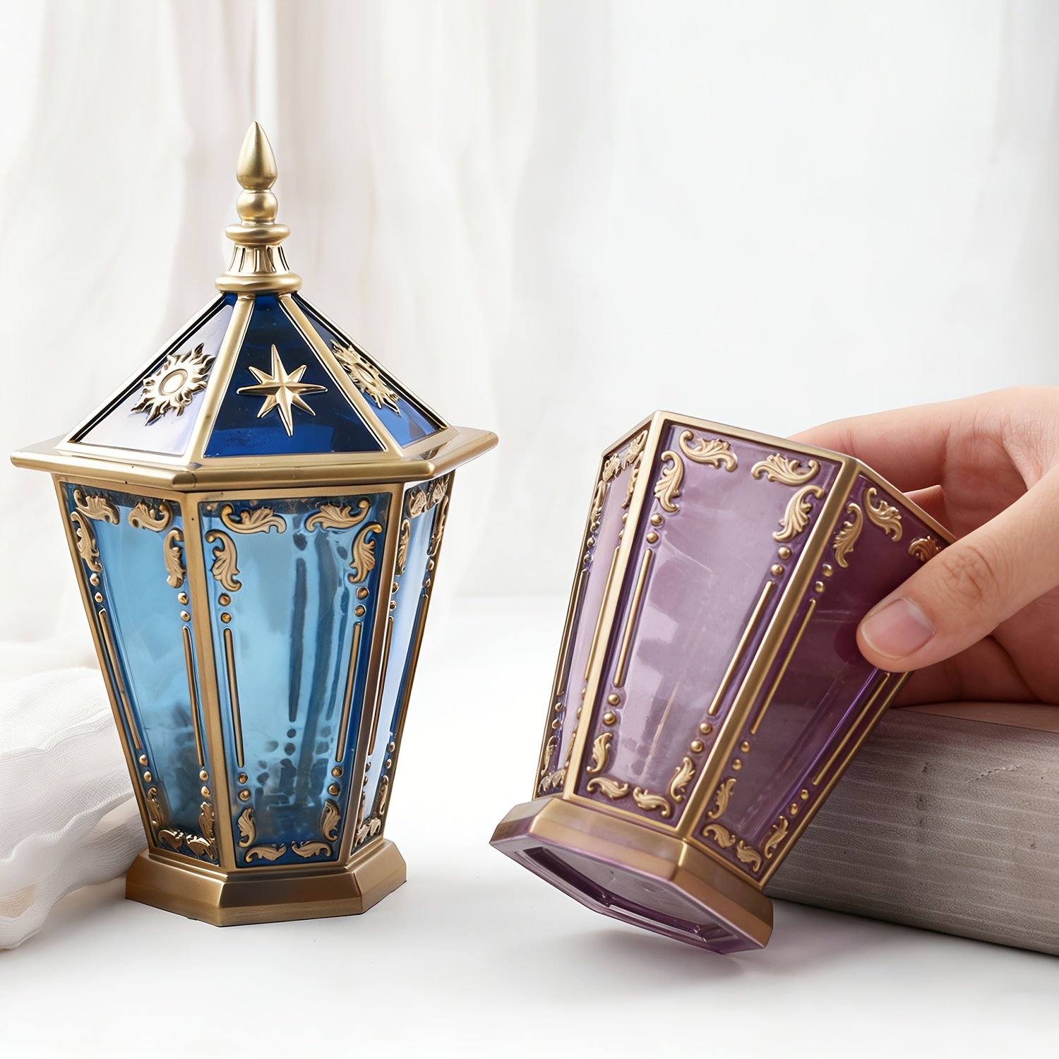 Resin Art Case - قالب سيليكون على شكل زجاجة سداسية