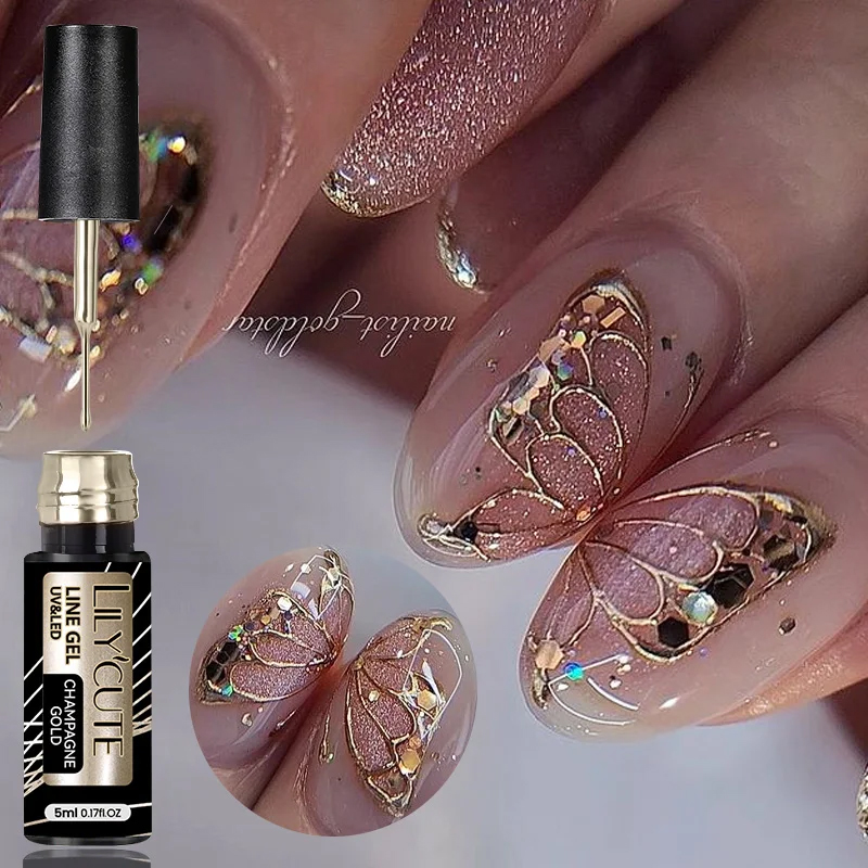 Resin Art Rose - LILYCUTE 5 مللي السوبر مشرق لامع