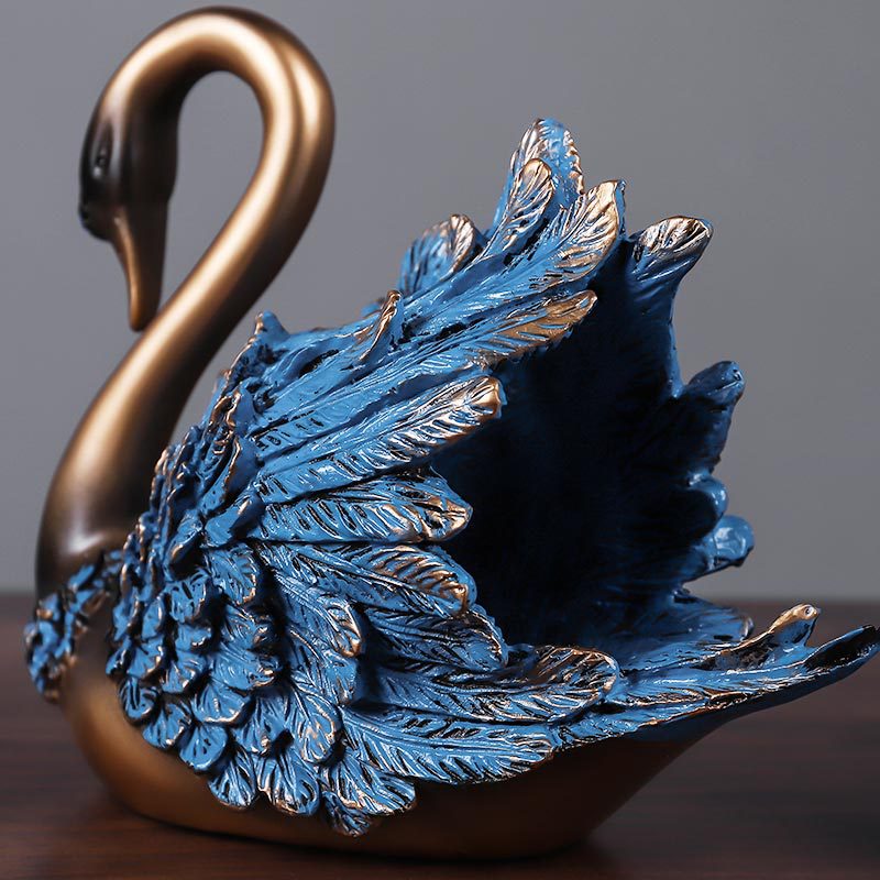 تمثال البجعة لديكور المنزل ، ن - مراجعة Resin Art Wedding Gift وسعره