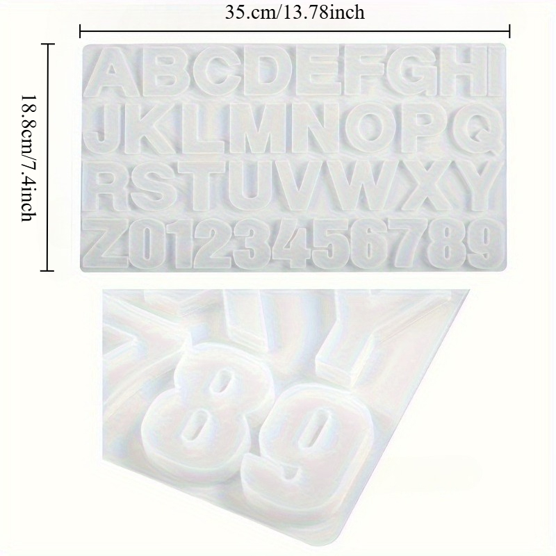 قالب سيليكون للحروف من A إلى Z - مراجعة Resin Art Alphabet وسعره