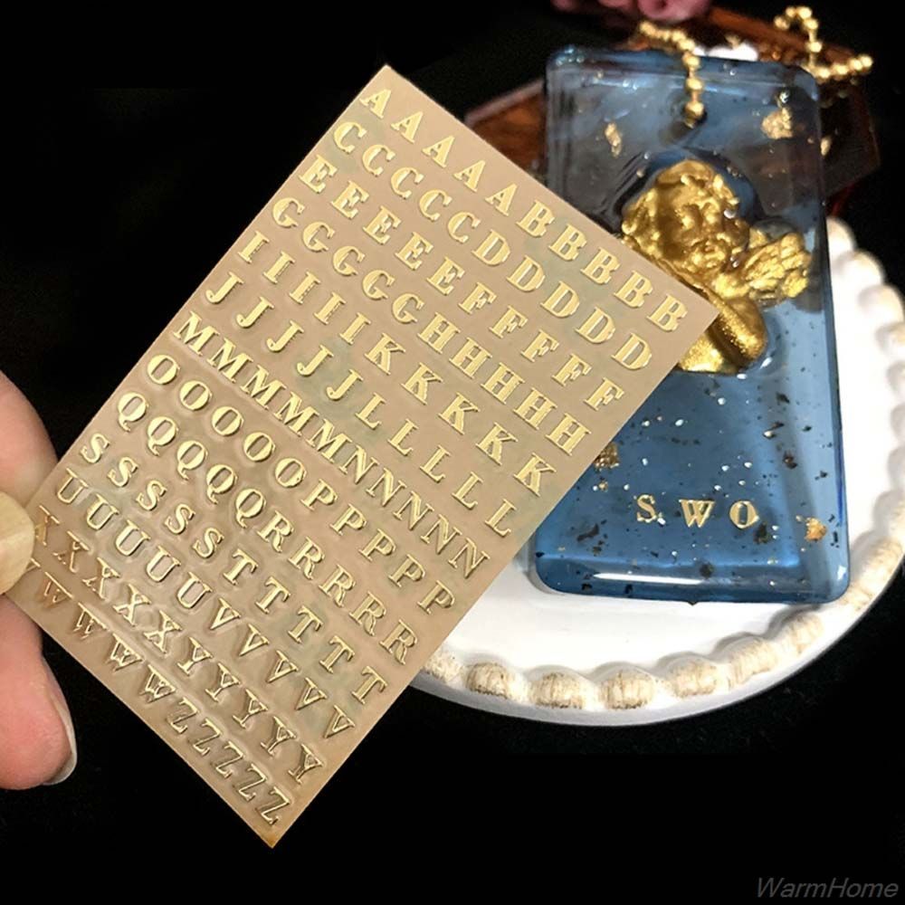 حروف إنجليزية لحشو راتنجات الإ - مراجعة Resin Art Alphabet وسعره