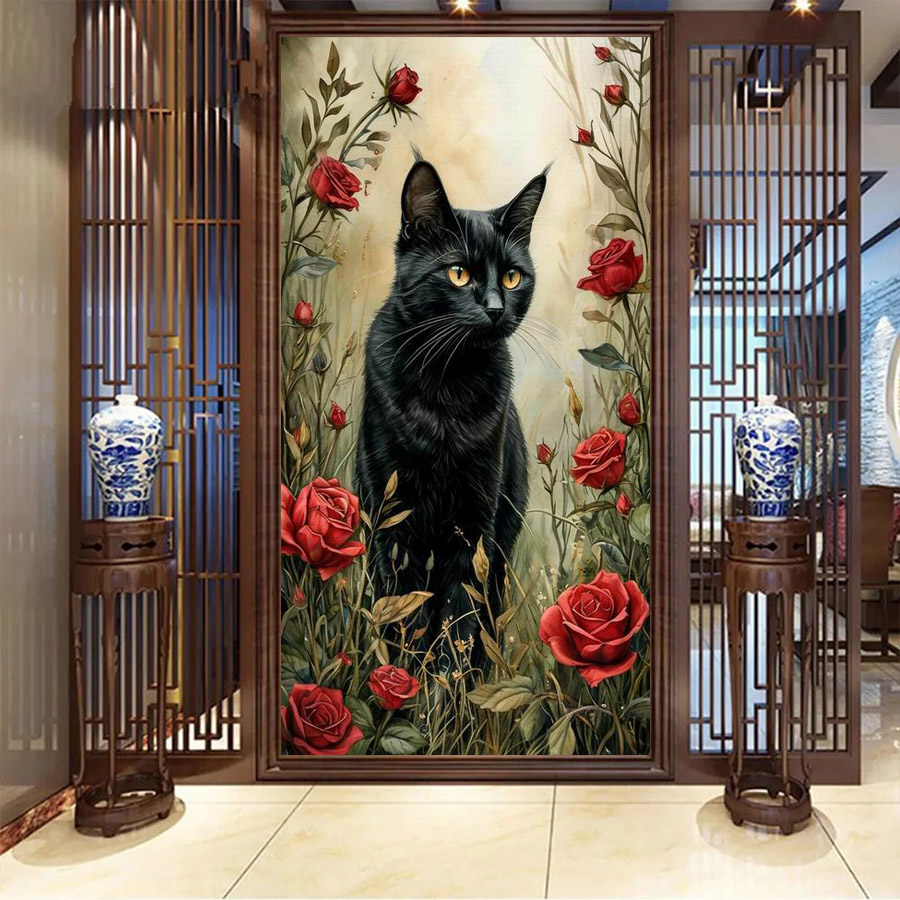 لوحة فسيفساء ماسية كبيرة الحجم - مراجعة Resin Art Rose وسعره